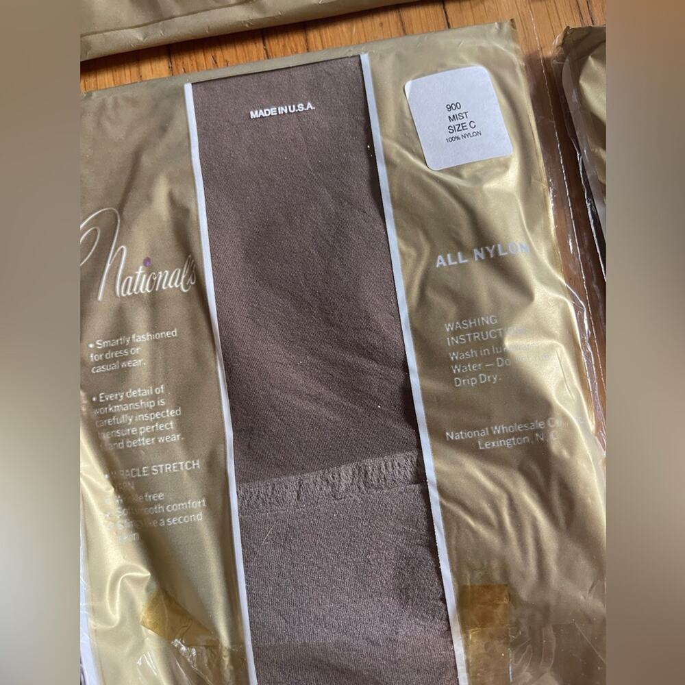Vintage Nationals Thigh High Panty Hose Stockings - Priced Per Pair - Picture 6 of 8